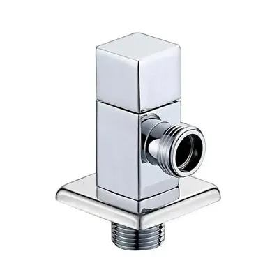 Válvula angular de liga de zinco polida de 1/2/3/4 polegada