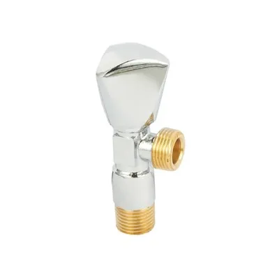 Válvula angular polida